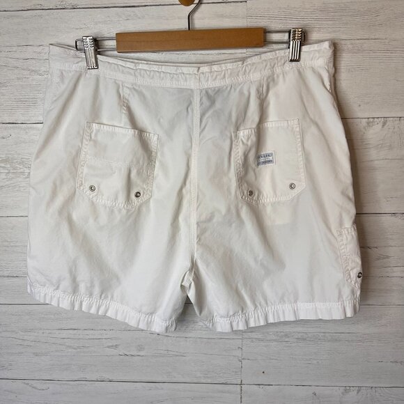 Lauren Ralph Lauren Shorts Size 16 White 100% Cotton US67/RL Marine Supply Co. - Picture 9 of 14